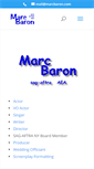 Mobile Screenshot of marcbaron.com